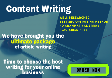 2000 words ultimate package of Content/Article writing 