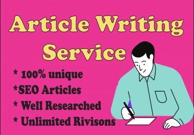 I will do 15 &times 1000 words article writing,  blog writing in any niche