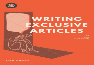 Writing exclusive articles for any topic you want.