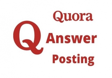 20 Quora Answer with 150+ Word & High Quality Clickable Backlinks