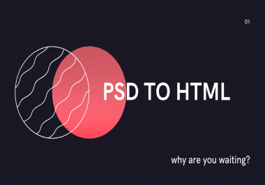 convert psd to html css bootstrap