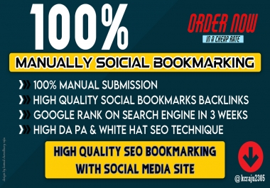 30 Social Bookmarks on Top Social Bookmarking / Sharing Sites