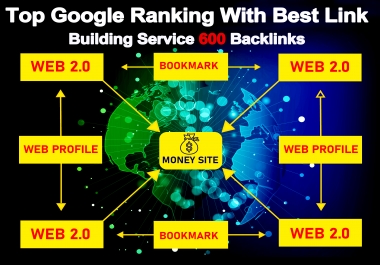 Top Google Ranking With Best Link Building Service 600 Backlinks