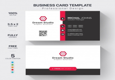 I will design creative & professional business card