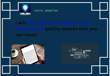 I send you 1200 ebooks and 90k articles on marketing to use for direct publishing or on other sites