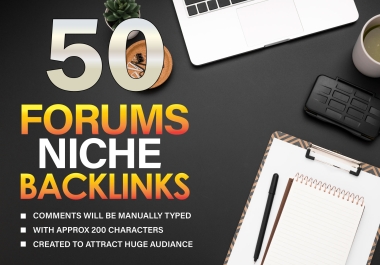 I'll create 50 forum in your niche