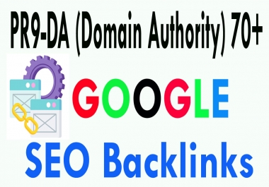 Get your site on google top with 50 PR9-DA 70+