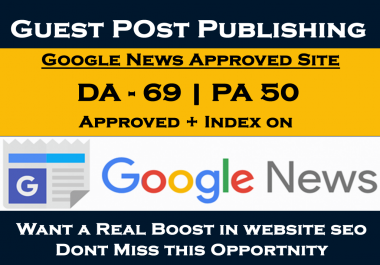 Press Release to News Websites and Google News sites