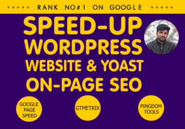 I will increase WordPress Website Speed Optimization for Gtmetrix,  Google Page Speed Insights