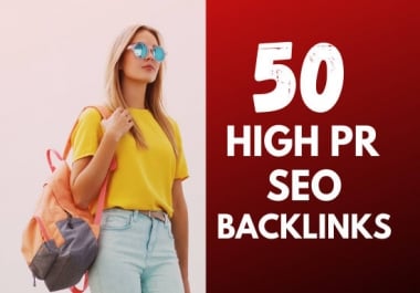 I will do 50 high pr dofollow USA seo backlinks link building