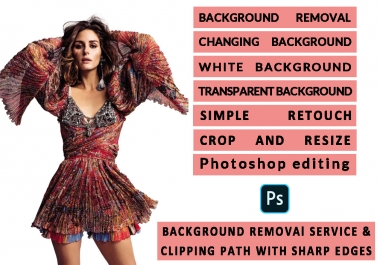 I Provide Background Removal clipping path service of 100 images