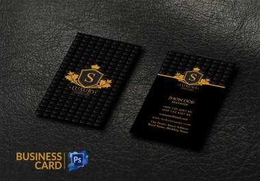 I will do attractive custom business card design for you