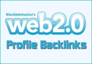 I will create over 150 web 2, 0 profile backlinks on high da sites