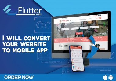 I will convert website to an Android mobile app with Flutter