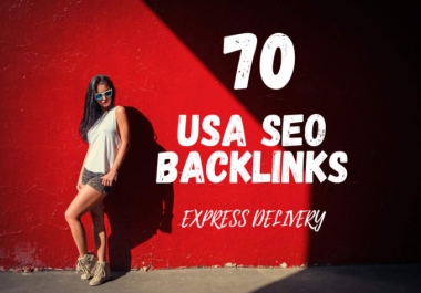 I will do 70 white hat SEO backlinks,  USA link building