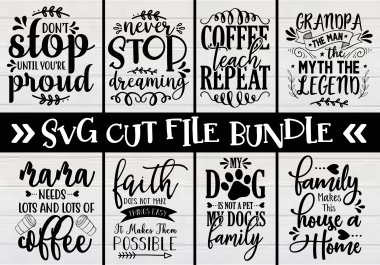 I will provide svg cut files design bundle for etsy and others