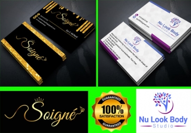 I will design your logo and business card
