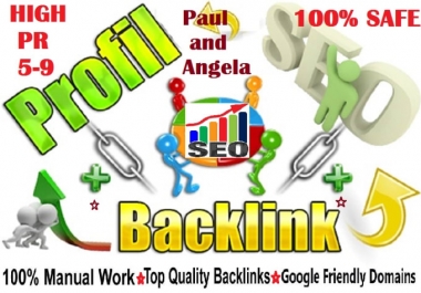 I will build 60 paul and angela profile back links