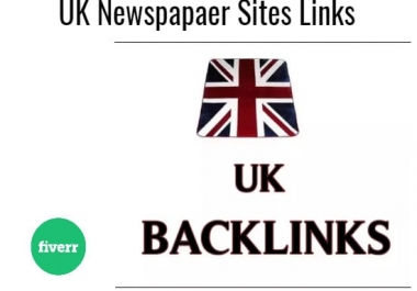 I will build 40 local backlinks from top UK newspaper sites