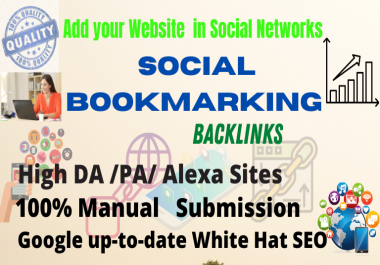 I will provide 35 high quality social bookmarking for increase your website rank