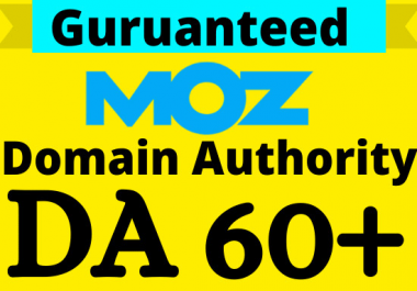 Increase Domain Authority Moz Da 50 Plus