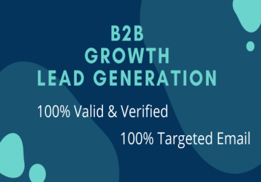 50 targeted and verified b2b linkedin lead generation & email list building