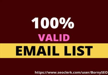 Provide Niche Targeted 700 Location based Email list