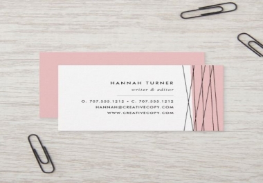 Business Cards - I am able to create business cards tailored to your liking.