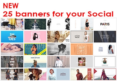 25 banners for your SocialNetwork