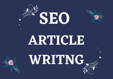 I will write SEO friendly article or any kind of product description.