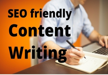 I will write SEO optimize content writing
