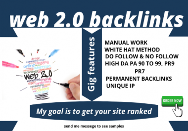 I will Create 50 Web 2.0 SEO Backlinks