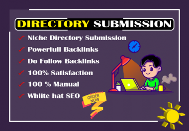 I will create manually 70 SEO friendly Directory submission backlinks