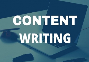 I will write top quality articles and web content for you