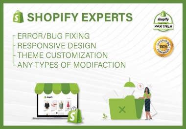 Fix bugs add custom code to your shopify store