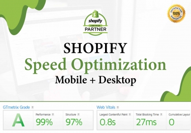 Increase shopify speed optimization and improve store speed