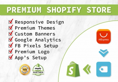 Develop a high converting drop shipping shopify store website from scratch