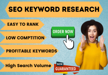 I will do best SEO keyword research and competitor analysis for your website