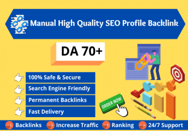 I will do 100 unique high quality authority SEO dofollow backlinks service