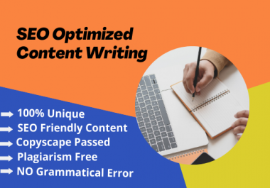 I Will write 1000 words SEO content For Your website