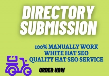 I will do high quality 100 directory submission manually create