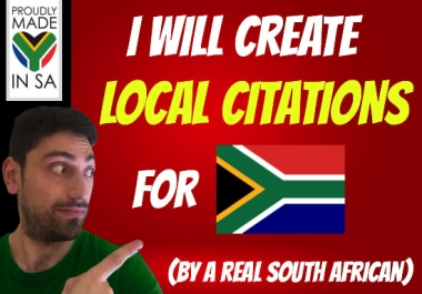 I will create south african citations by a real south african