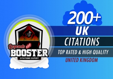 I will do 200 UK local citations and local seo listing