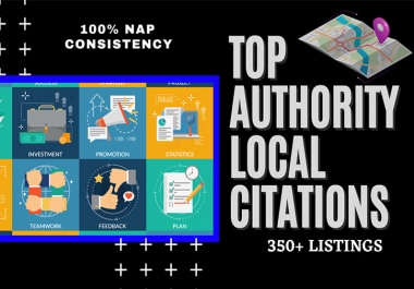 I will do local citations and directory submission