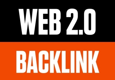 Create 100 high authority Dofollow web 2.0 backlinks buy 2 get 1 free