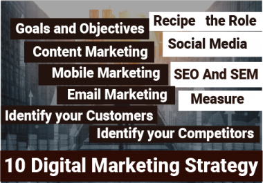 I will provide ten digital marketing service to boost your sales