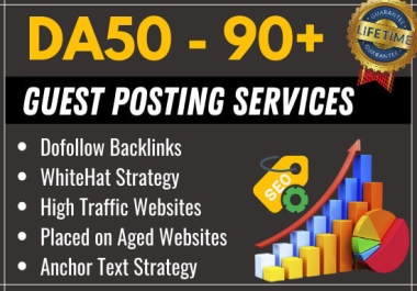 I Will Do 1 High Quality Guest Post With Content DA 60+ Monthly Visitors 10K+