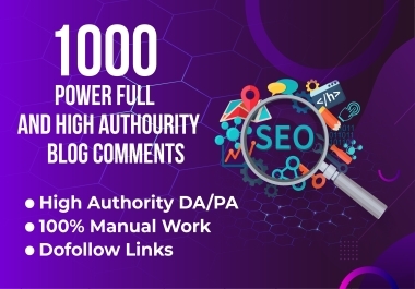 I Will Build 1000 Dofollow SEO Backlinks Google Top Ranking