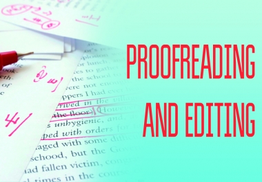 I will amazingly proofread and edit your articles and more