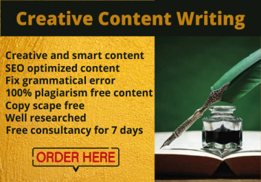 Write a 1500 words SEO friendly & Plagiarism free Article,  Content for your Blog & Website